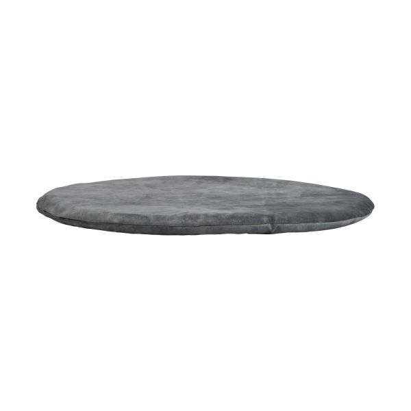 Kidsmill Velours Boxmatras Hoes Rond Naturel 90 cm