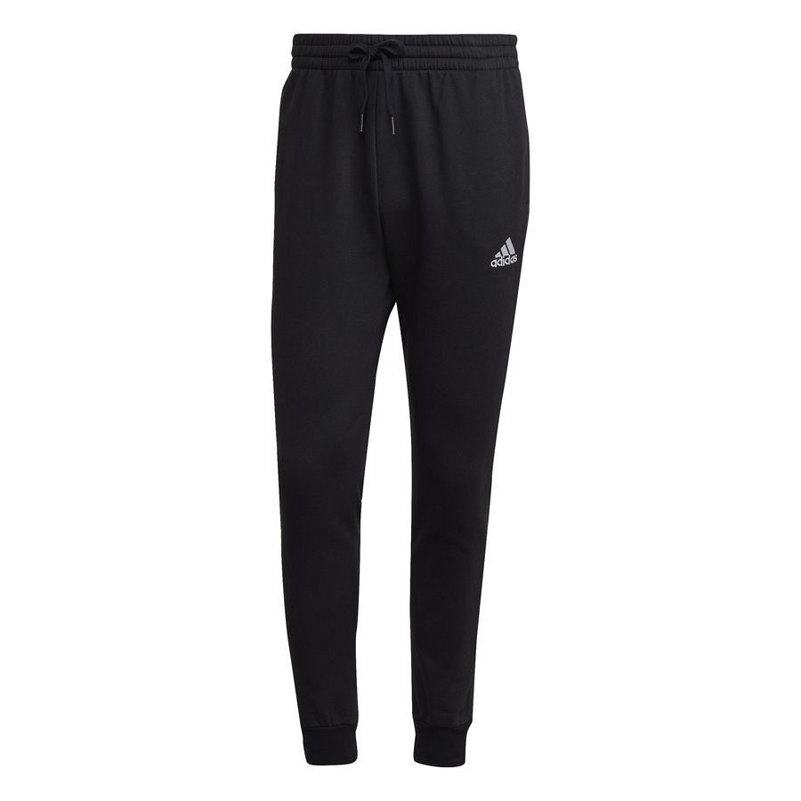 adidas Bas de Survêtement Essentials Fleece Tapered - Noir/Blanc