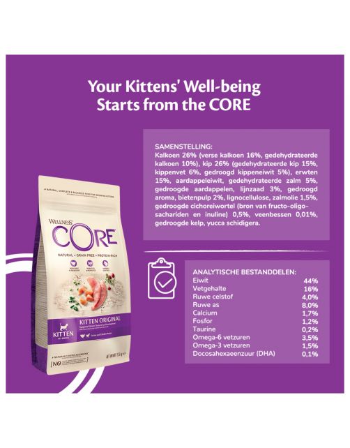 Wellness Core Grain Free Kitten - Kattenvoer