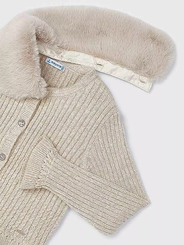 MAYORAL Mädchen Strickjacke gold