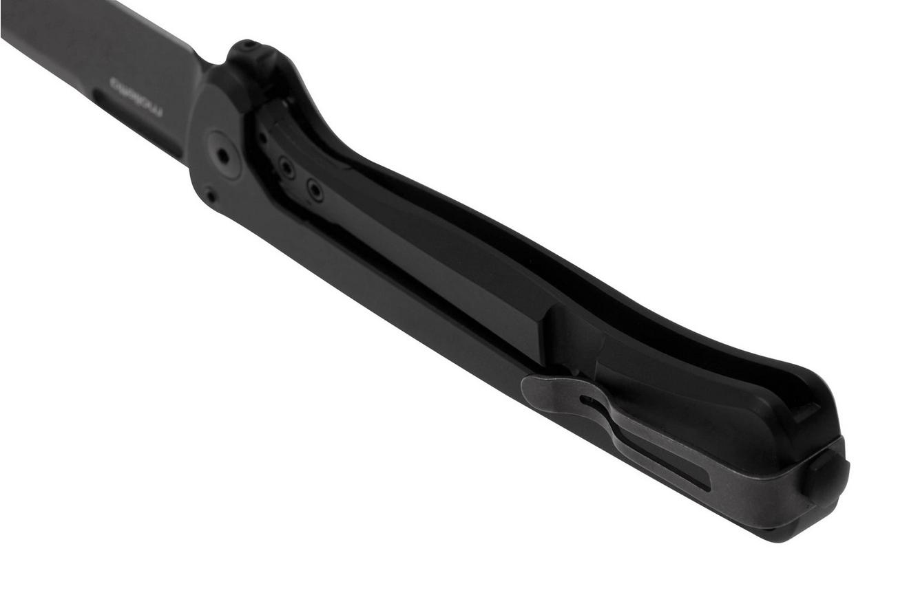 LionSteel Skinny Solid SK01A BB Black Aluminium Black Canvas Micarta inlay, Blackwashed zakmes, Molletta design