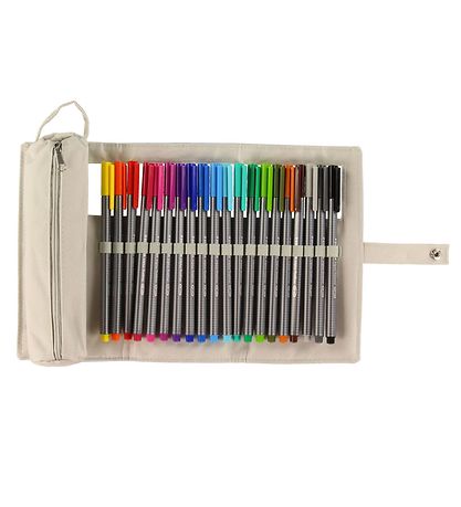 Staedtler Filzstifte m. Federmäppchen - 20 st. - 0,3 mm - Hellbl