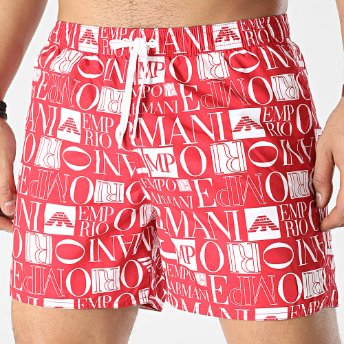 Short De Bain 211740-2R481 Rouge