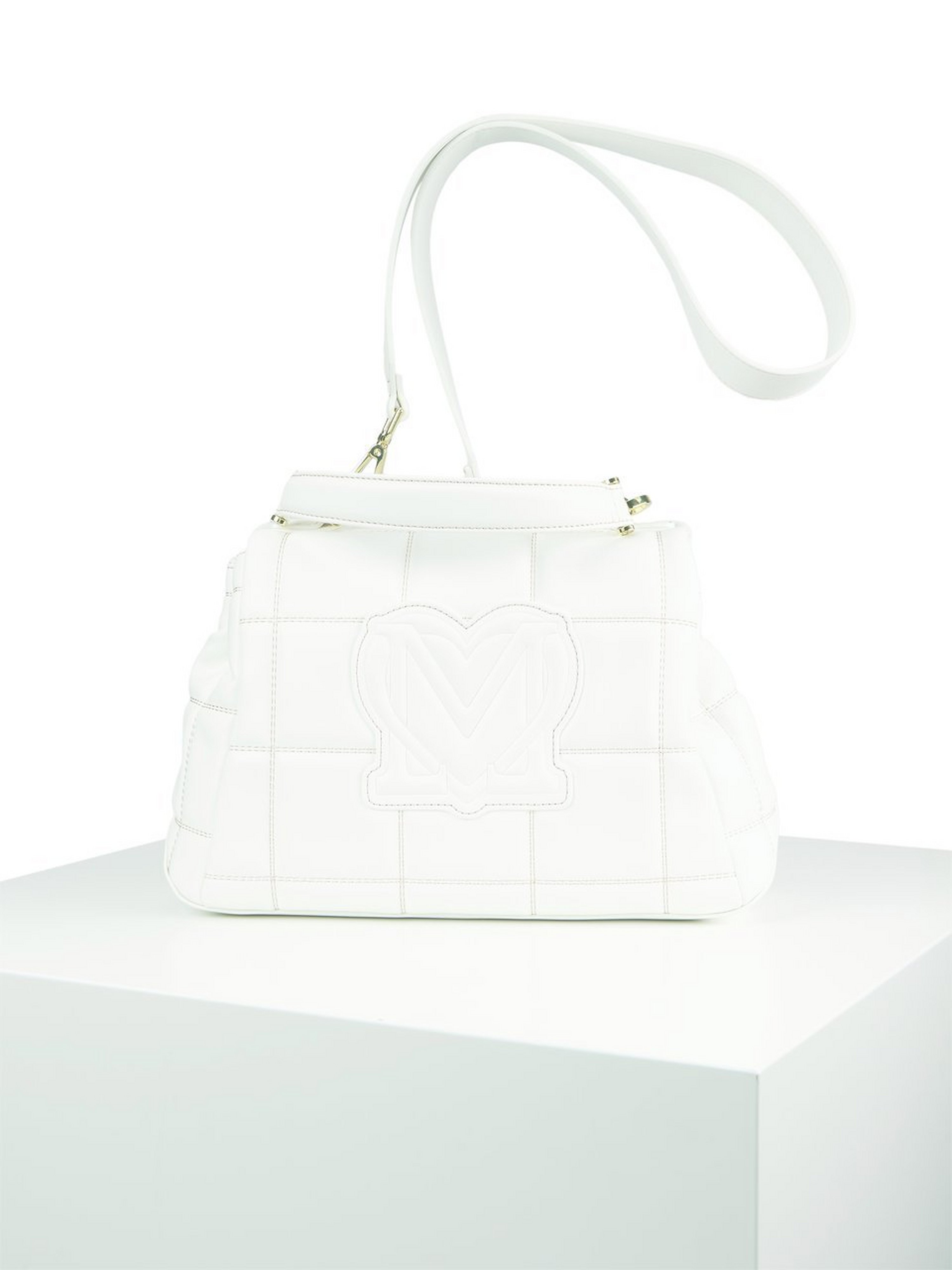 Handtasche in gesteppter Optik
