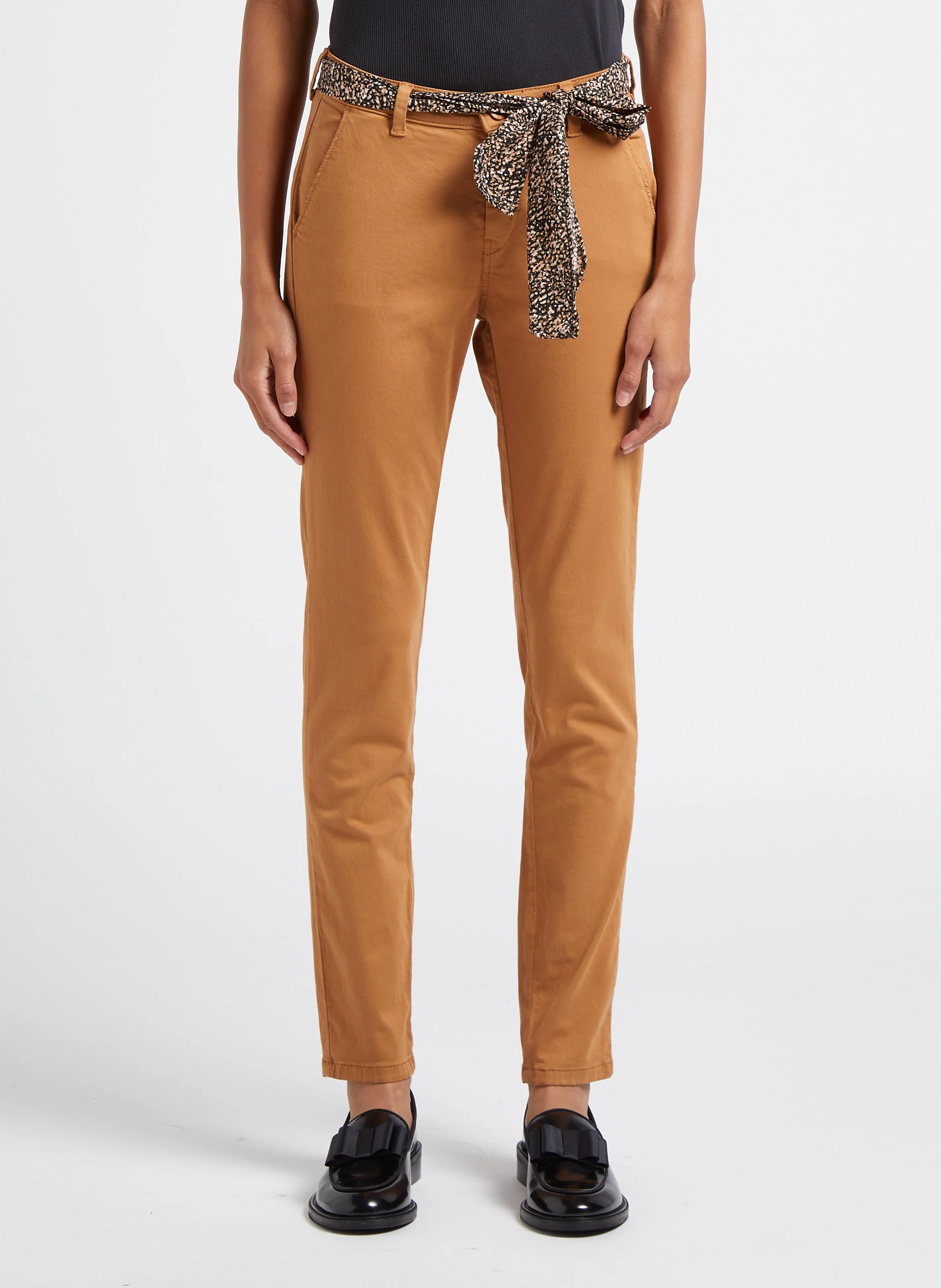 DYLI 4 - Pantalon chino en coton mélangé | Blanc
