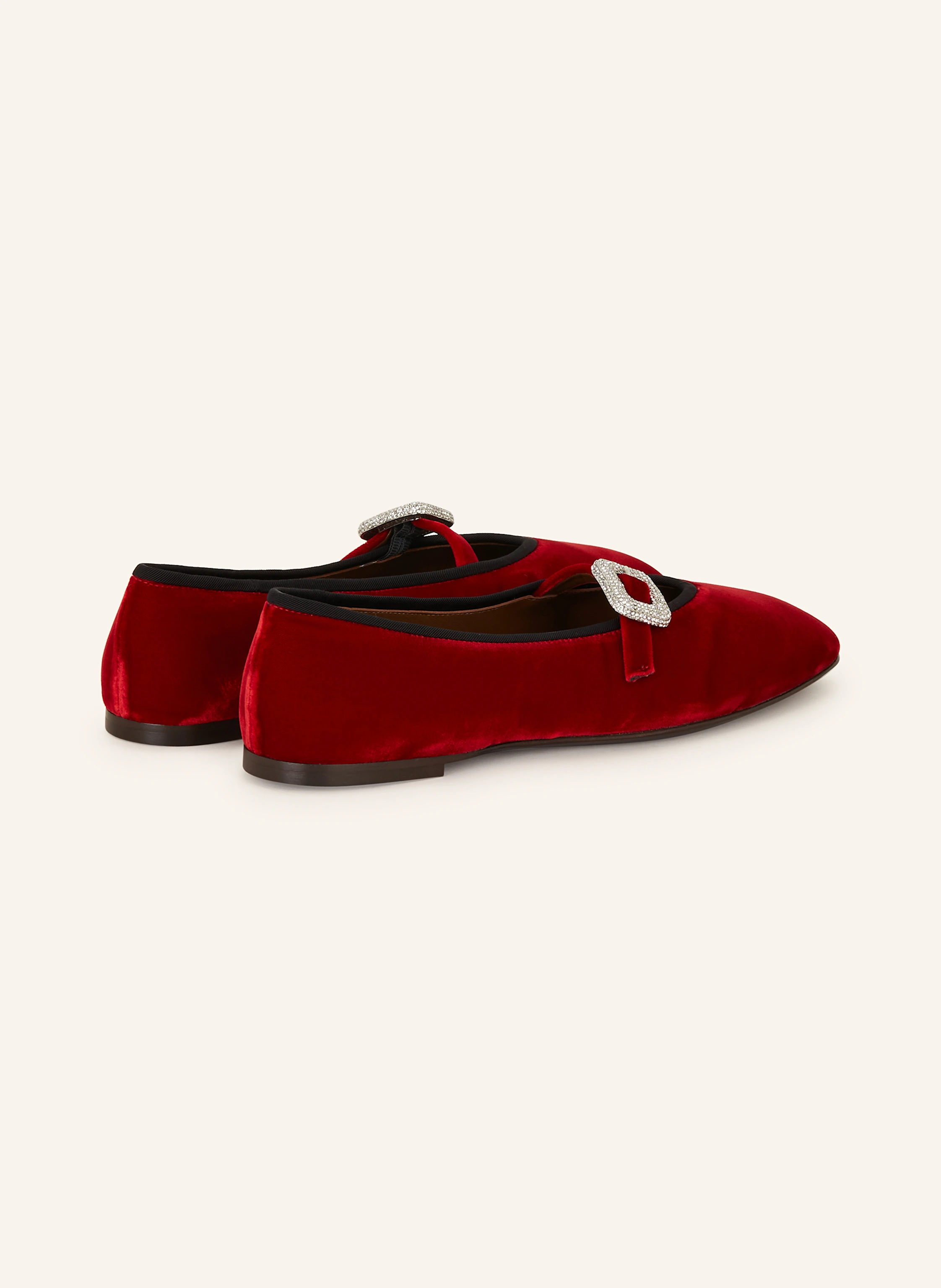 GIUSEPPE ZANOTTI DESIGN Mary-Jane-Ballerinas mit Schmucksteinen