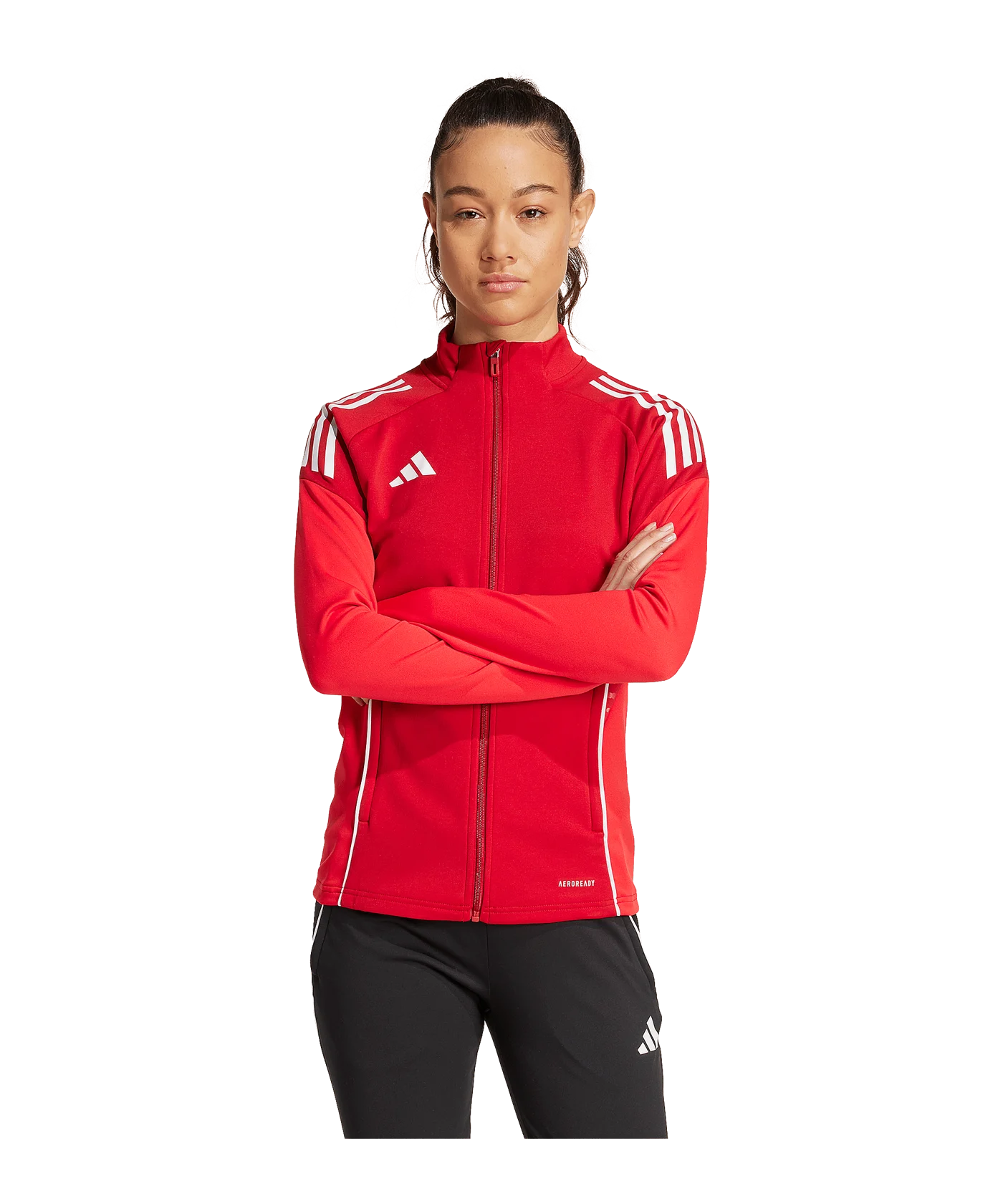 adidas Tiro 25 Competition Trainingsjacke Damen Rot