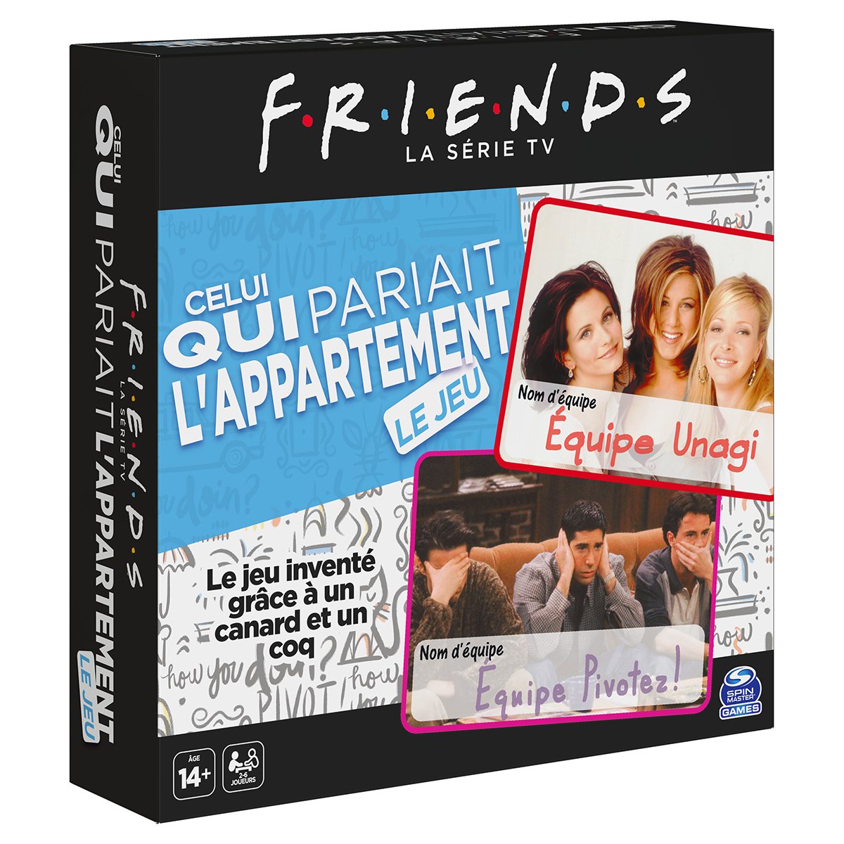 Friends - jeu de questions - Celui qui pariait l’appartement