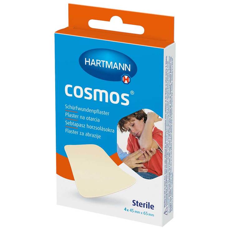 cosmos® Schürfwundenpflaster 45 mm x 65 mm steril, 4 St