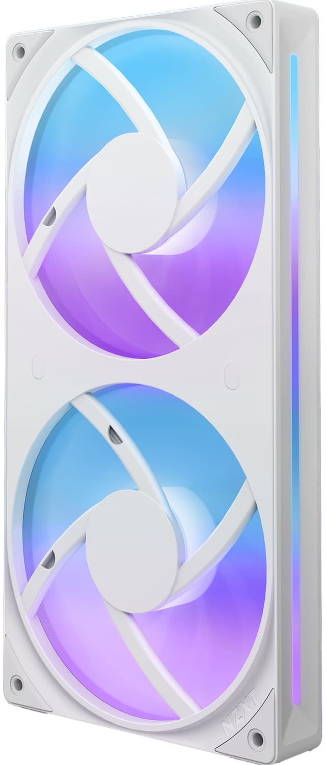 NZXT F240 RGB Core 240mm Unibody blæser (hvid)