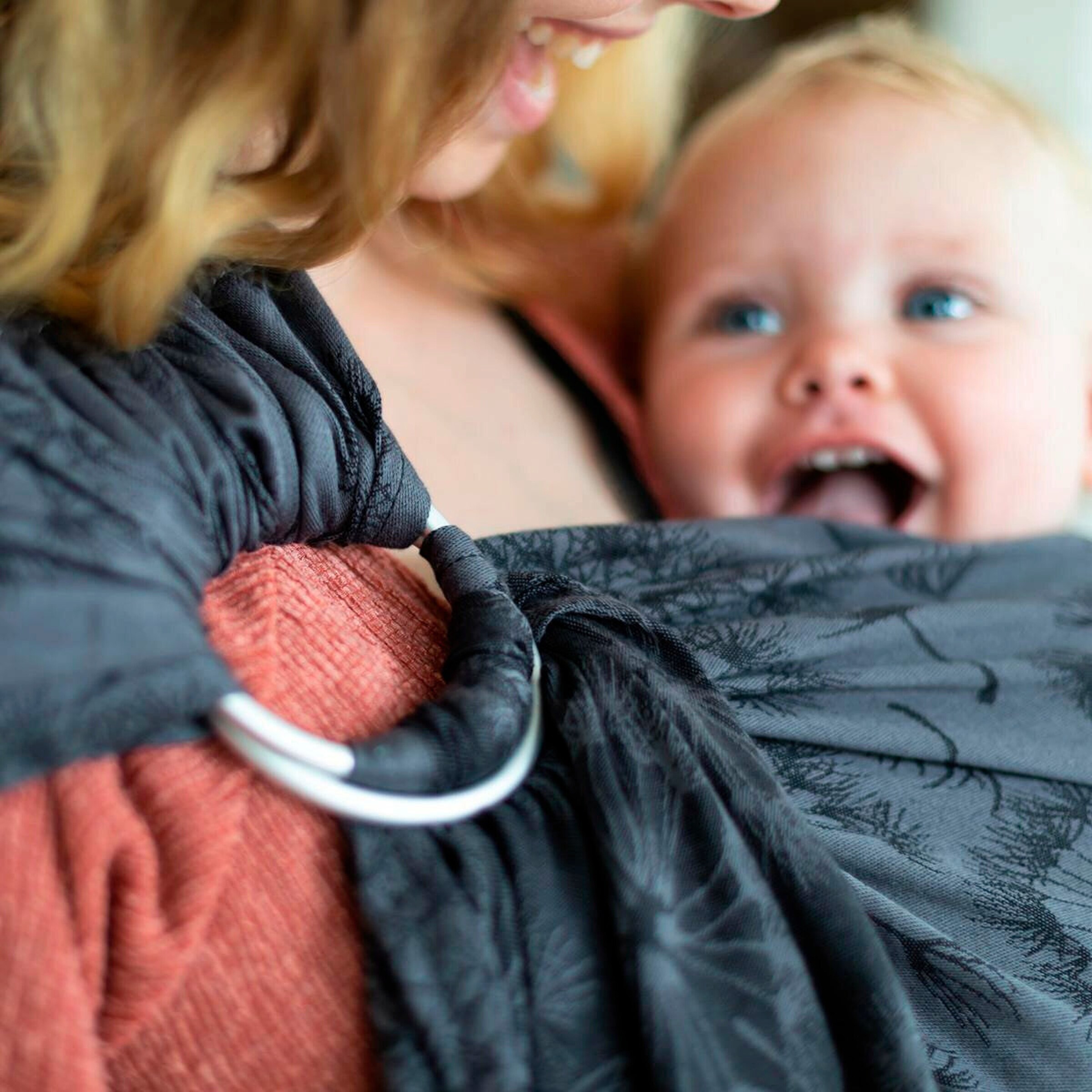 HOPPEDIZ® Babytragetuch Ring-Sling Chicago