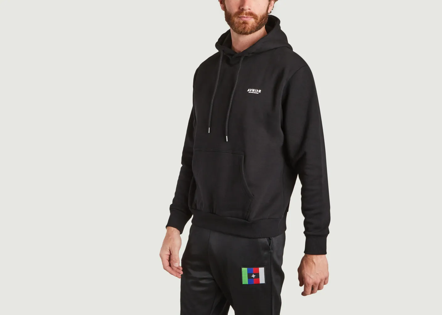 Hoodie Onset Black Vertical V2 AVNIER