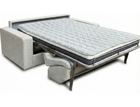 CONCEPT1 - Canapé lit Amsterdam 3 pl 140 beige + table basse Boavista