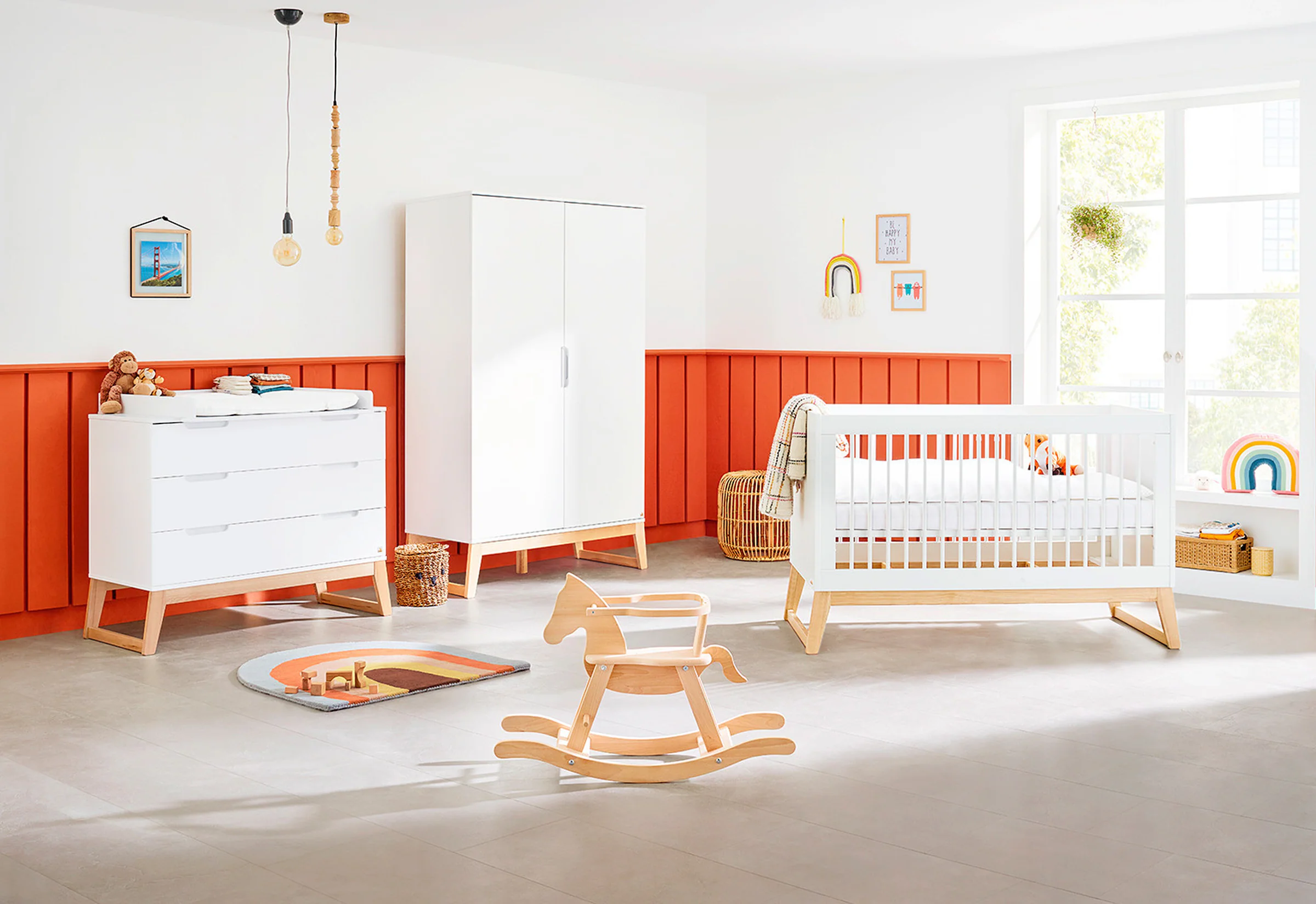 Pinolino Kinderzimmer-Set „Bridge” breit, 3-tlg.