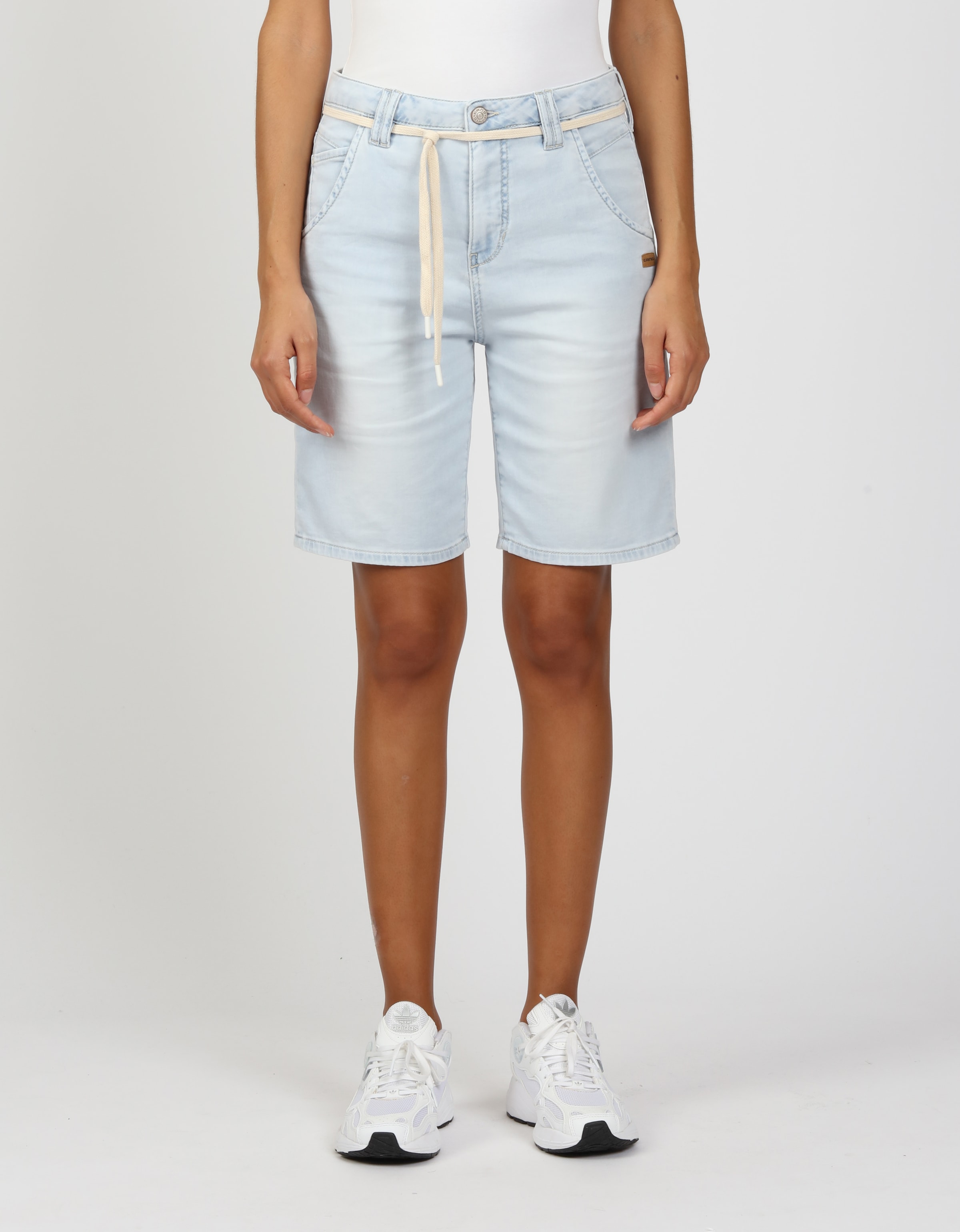 GANG Jeansbermudas »94VIA BERMUDA«, weich fallend