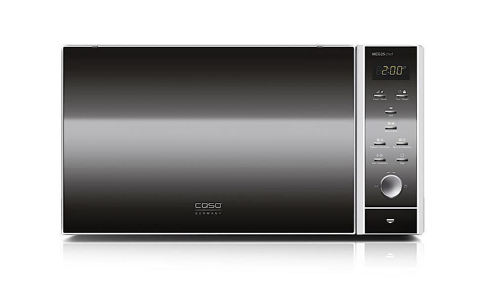 Mikrowelle MCG 25 chef Silber<br>Mikrowelle mit Grillfunktion