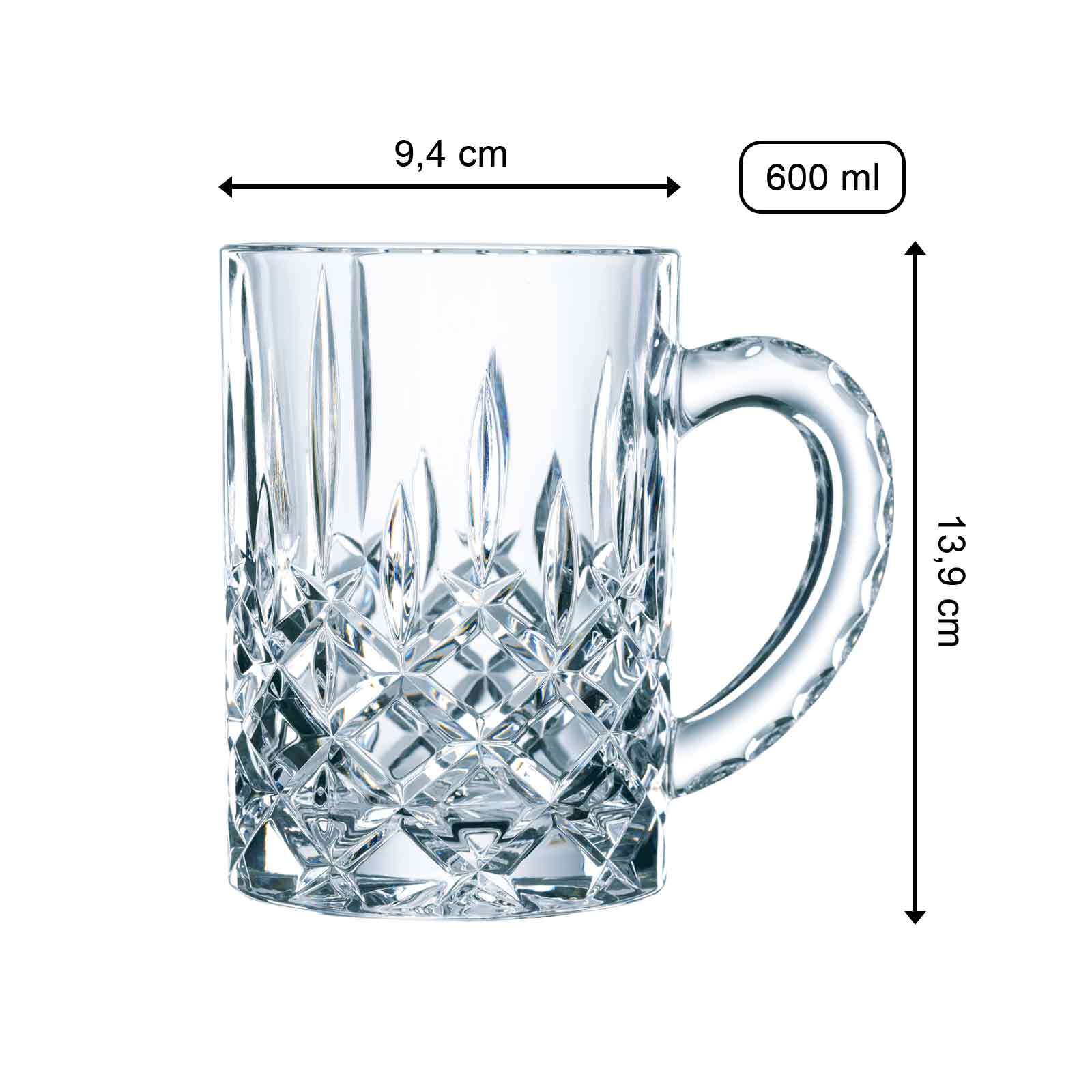 Nachtmann Bierkrüge Noblesse 0,5 Liter 2er Set