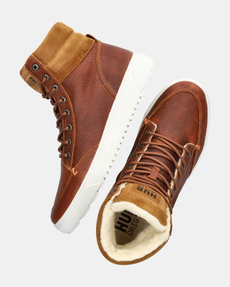 Hub Dublin 2.0 Hoge sneakers  - cognac