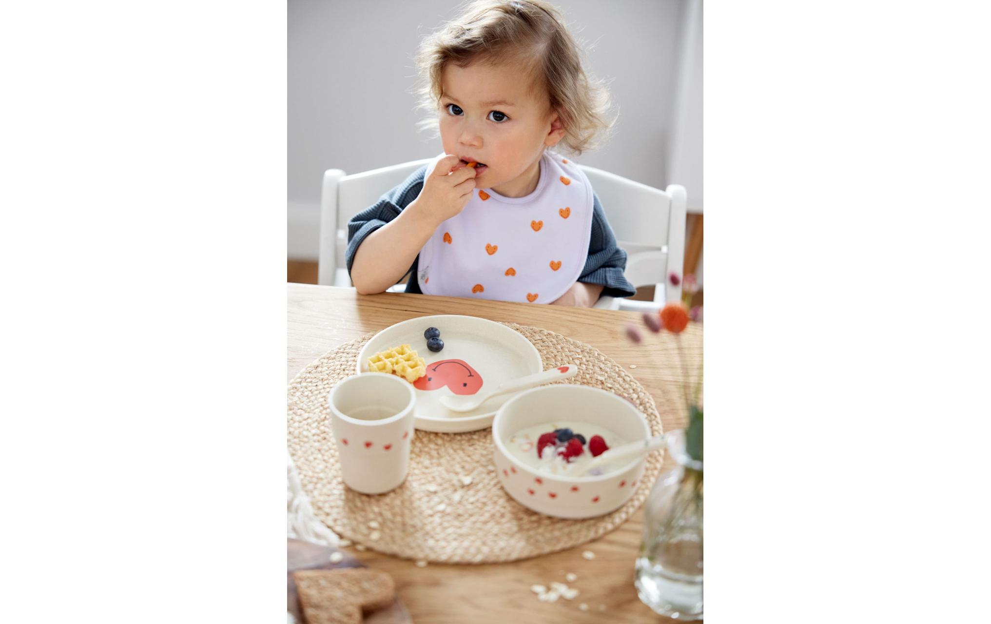 Kinderschale Happy Rascals Heart LavenderSchüssel für Kinder