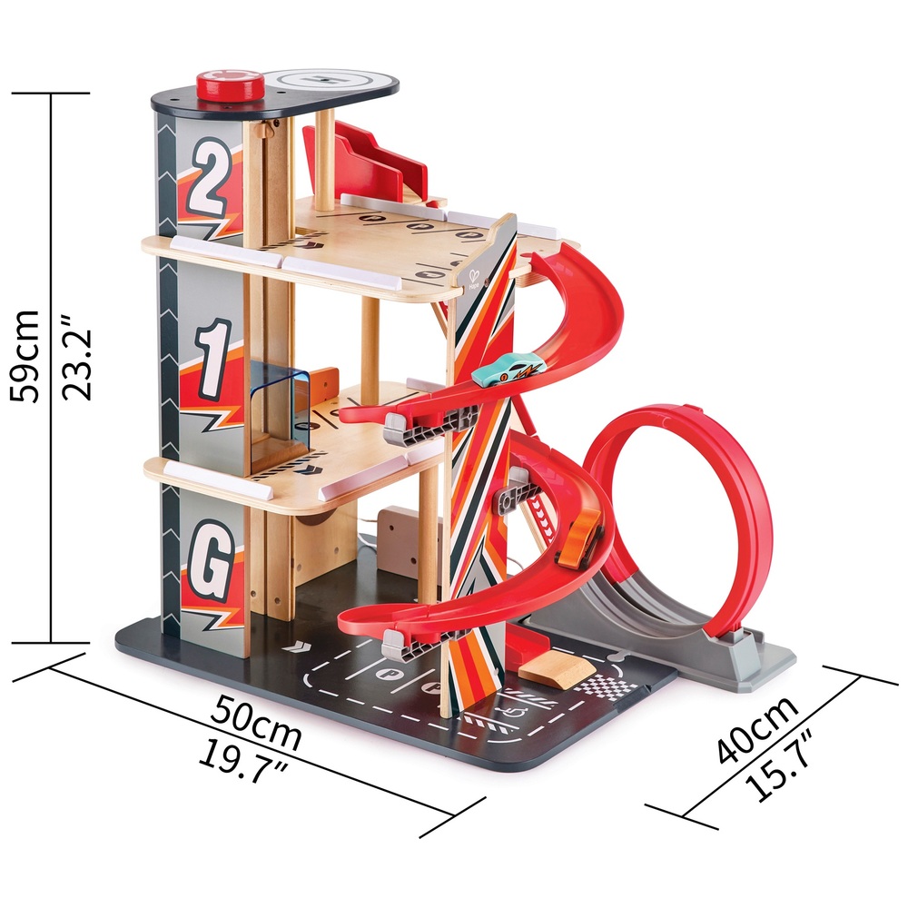 Hape Gearhead Stunt Garage