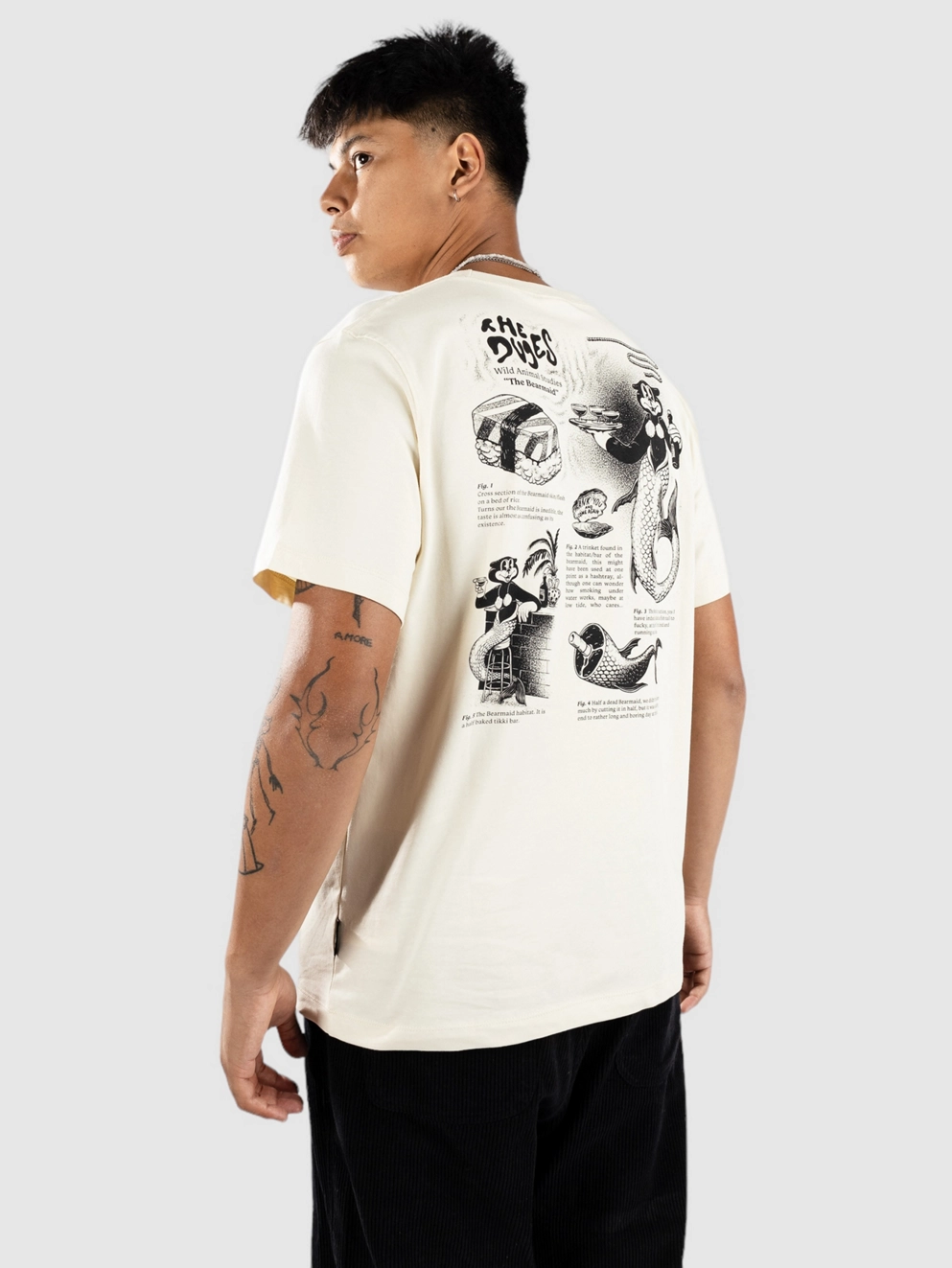 The Dudes Bearmaid T-Shirt natural raw