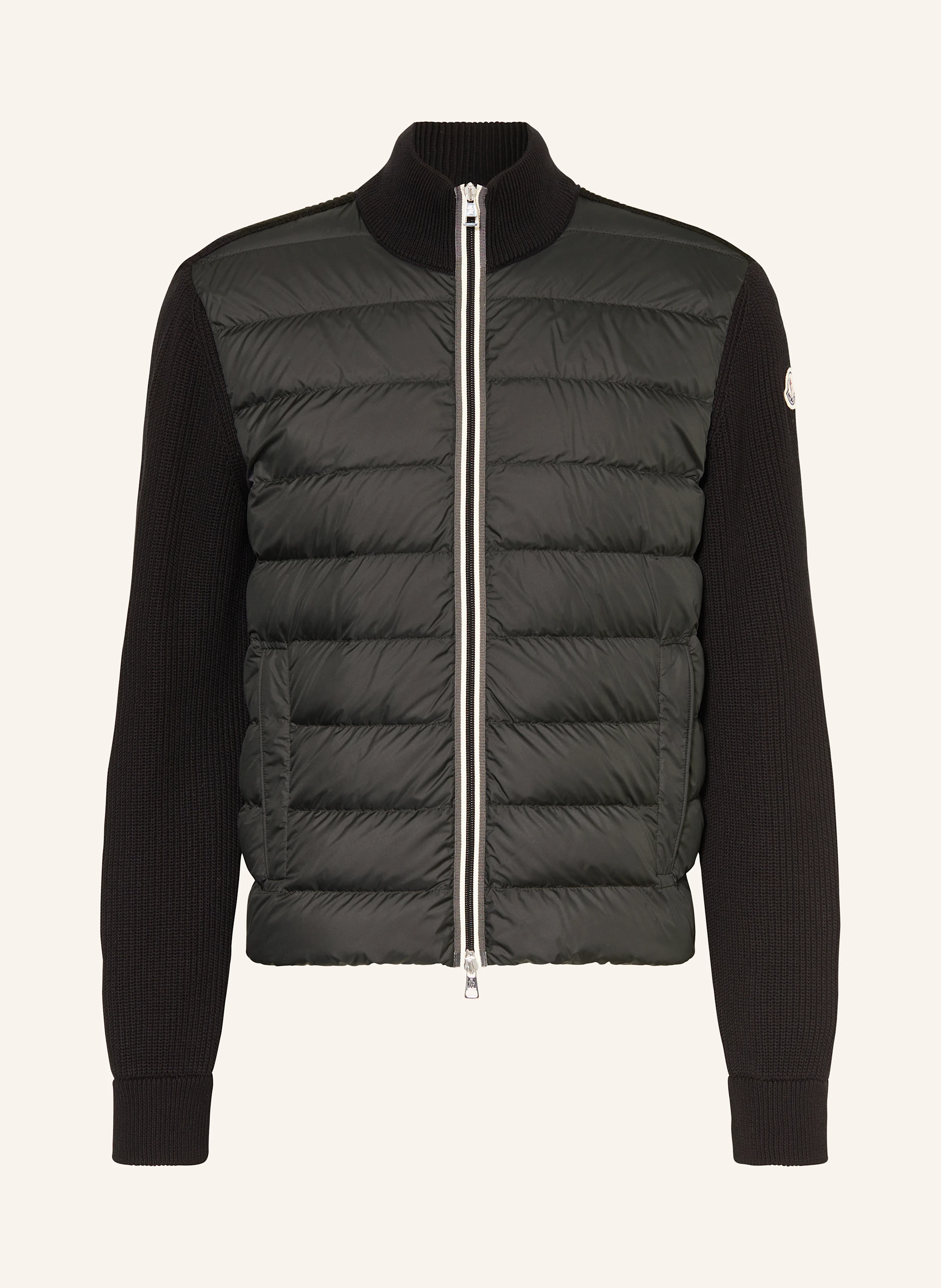 MONCLER Daunenjacke im Materialmix
