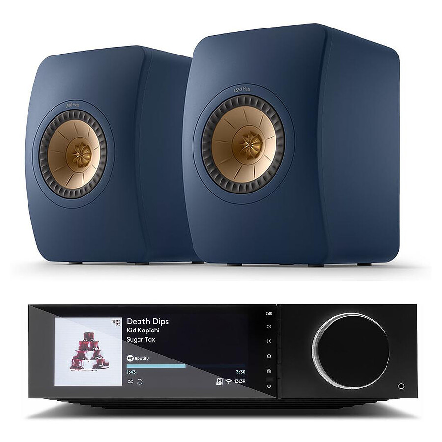 Cambridge Audio EVO 150 + KEF LS50 Meta Bleu Royal