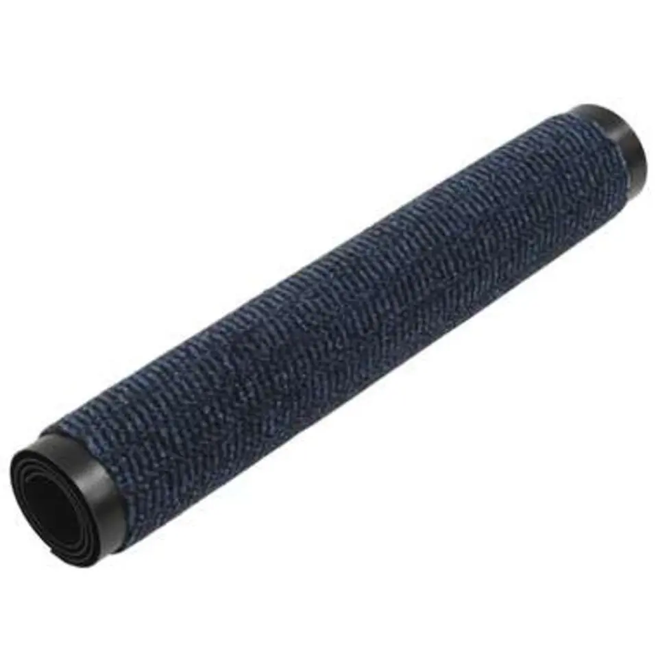 vidaXL - Deurmat - Blauw - Stof - 60 x 90 cm - 2 stuks