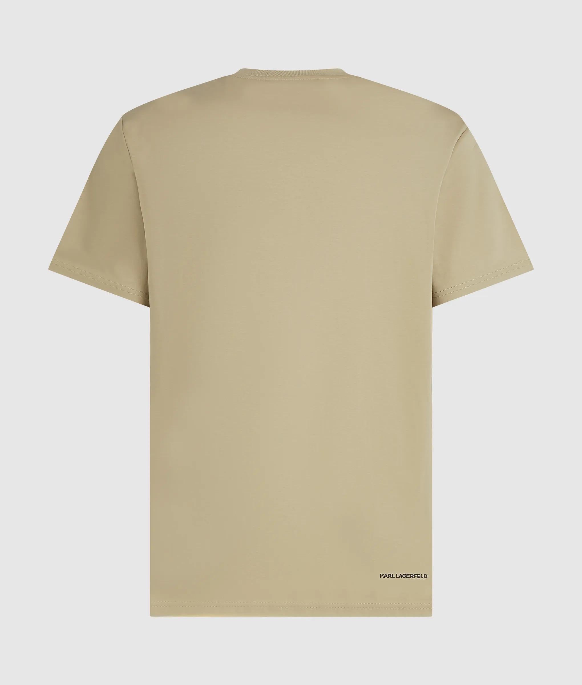 Monogram T-shirt in normale pasvorm