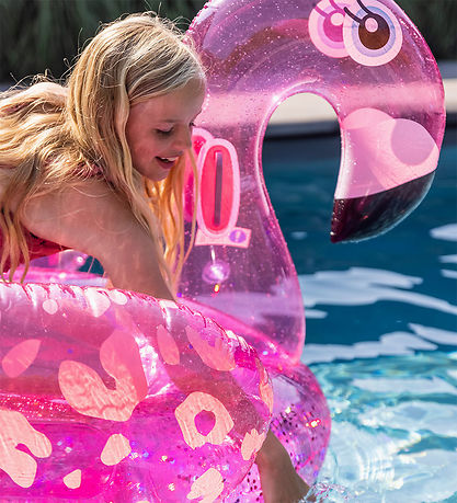 Schwimmen Essentials Badetier - 150 cm - Neon Flamingo