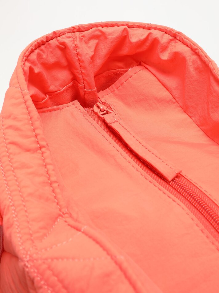 Sacola de compras acolchoada - Coral