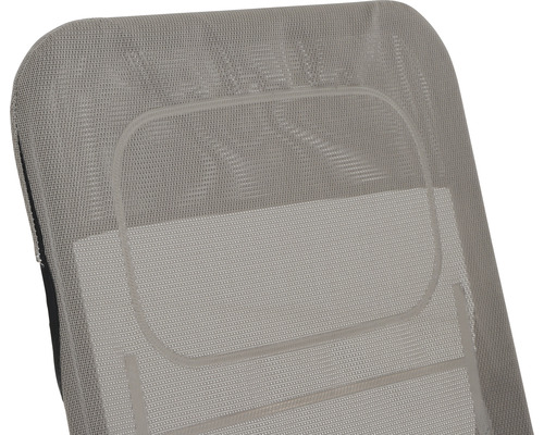Siena Garden tuinligstoel, ligstoel, zonnebed, relaxligstoel, Bito textielstof, taupe