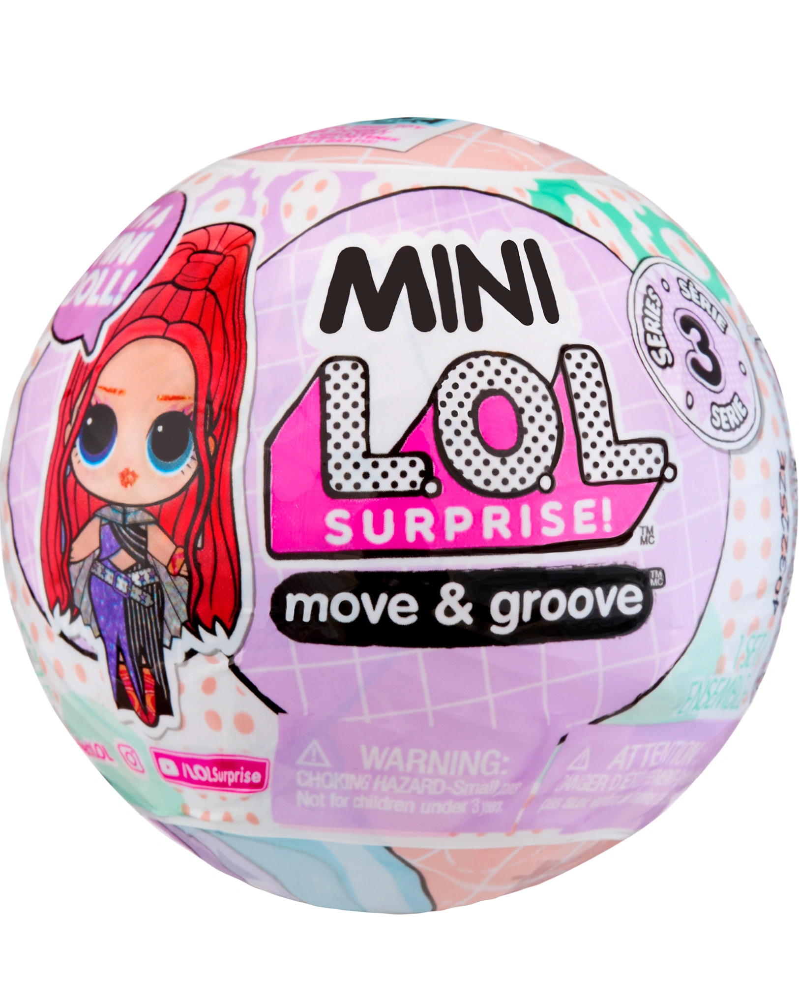 Puppe MINI SURPRISE - S3 MOVE-AND-GROOVE