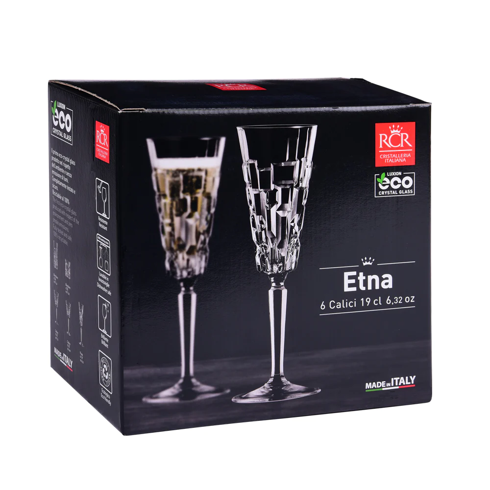 Flûte à champagne Etna 19 cl (lot de 6) RCR