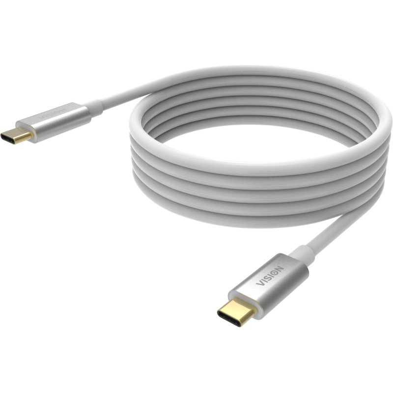 Vision TC 4MUSBC câble USB USB 3.2 Gen 2 (3.1 Gen 2) 4 m USB C Blanc