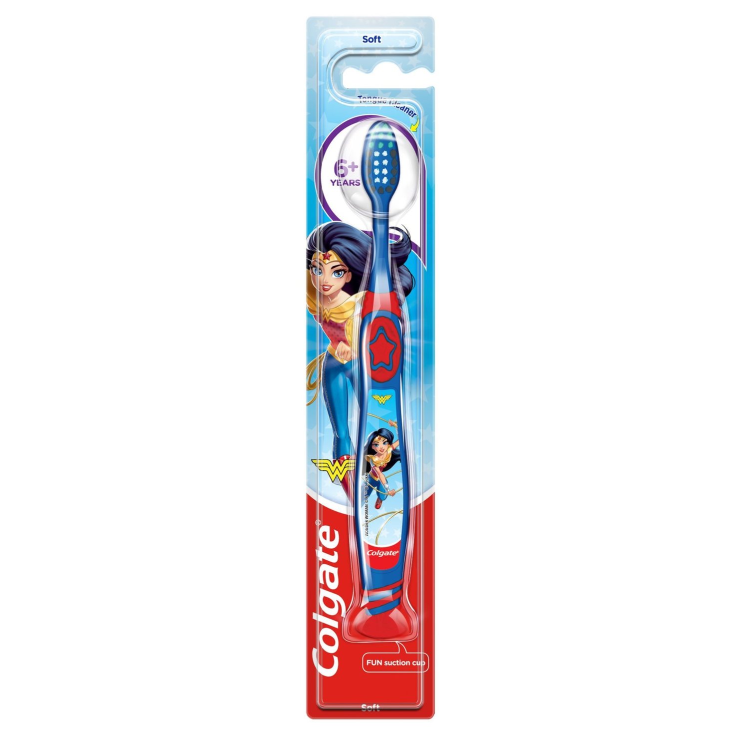 Colgate Wonder Woman / Batman 6+ Jahre Weich Kinder Zahnbürste