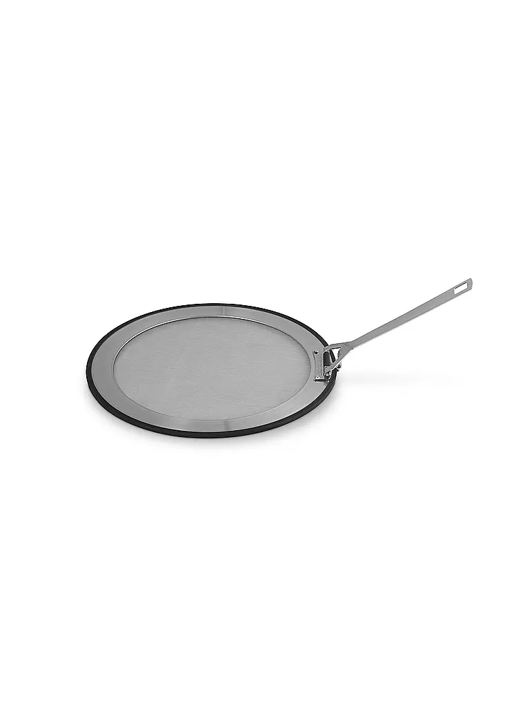 LE CREUSET Pfannenspritzschutz 26-30cm Edelstahl/Antihaft  silber