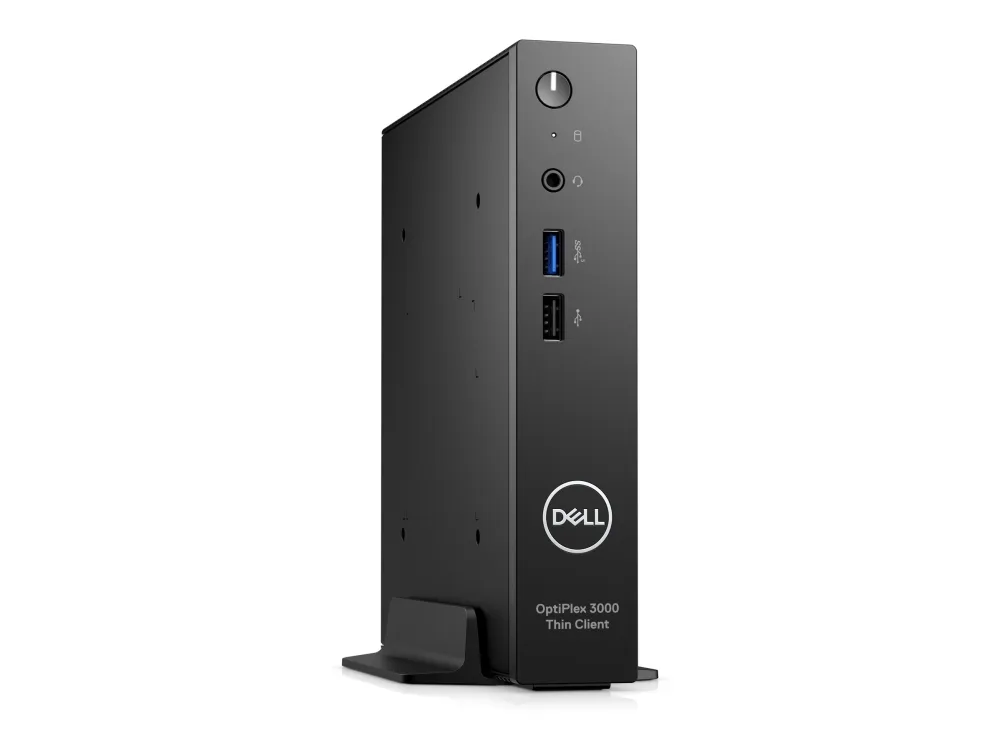Dell OptiPlex 3000 Thin Client - Tynd klient - DTS 1 x Celeron N5105 / op til 2.9 GHz - RAM 8 GB - flash - eMMC 64 GB - UHD Graphics - IEEE 802.11ax (Wi-Fi 6E), Gigabit Ethernet, Bluetooth - Dell ThinOS - skærm: ingen - sort, sort (mus) - BTP - med 3
