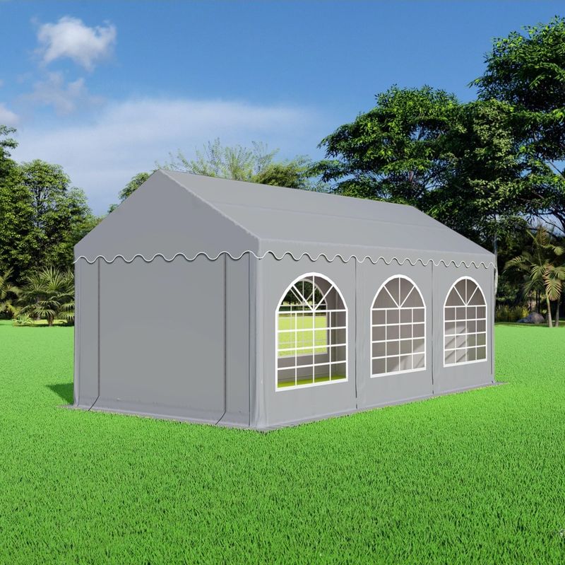 Partytent - 3x6m - PVC - Waterdicht - Brandvertragend