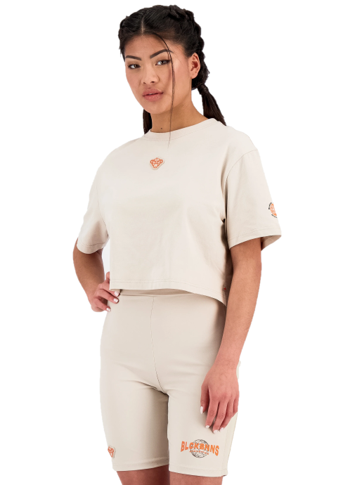 Black Bananas Shuttle Korte Broek Dames Beige
