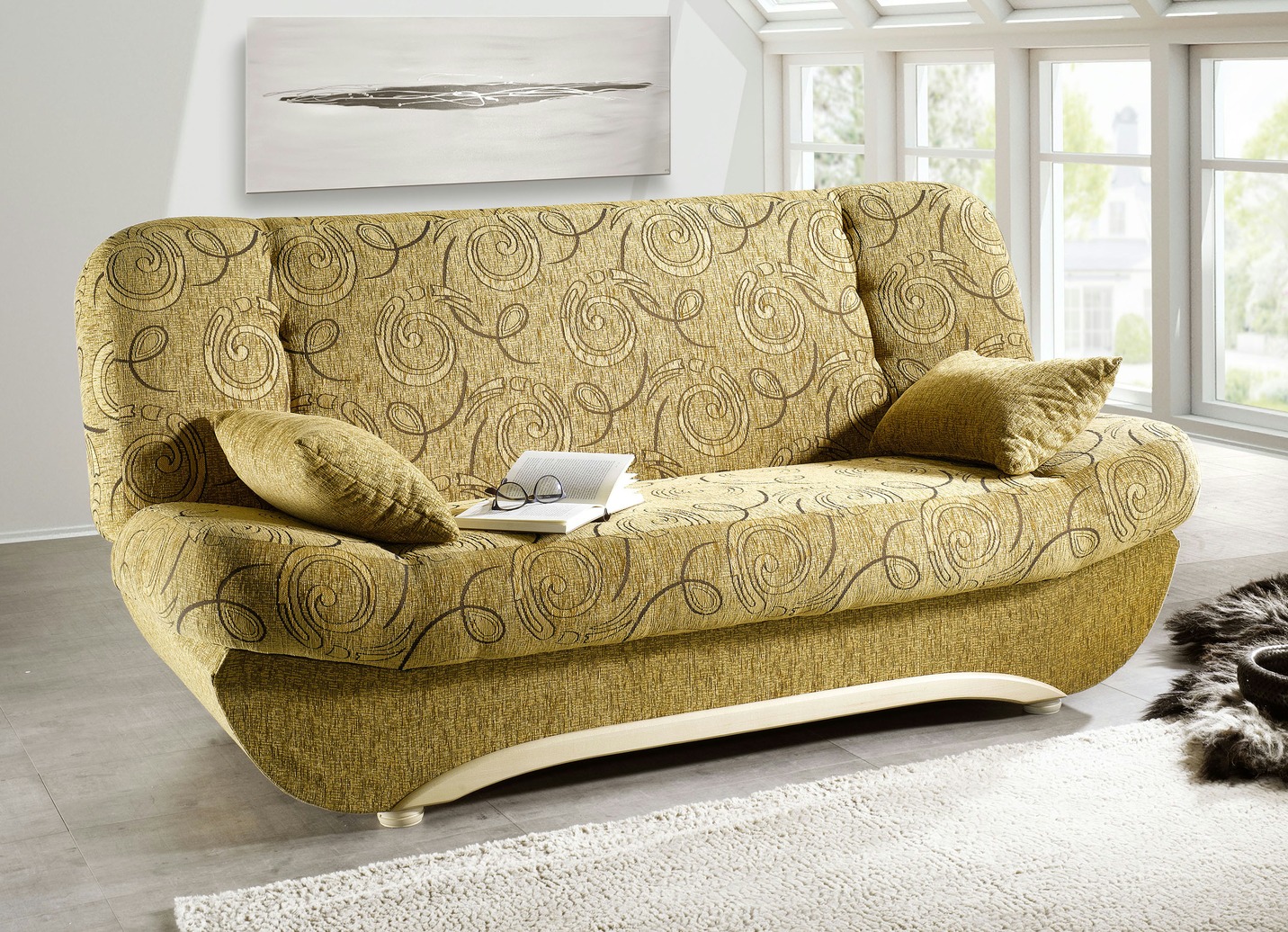 Schlafsofa mit komfortabler Polsterung