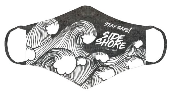 Side Shore Masque Barrière Tissu - Wave - Kids ( 5 ans)