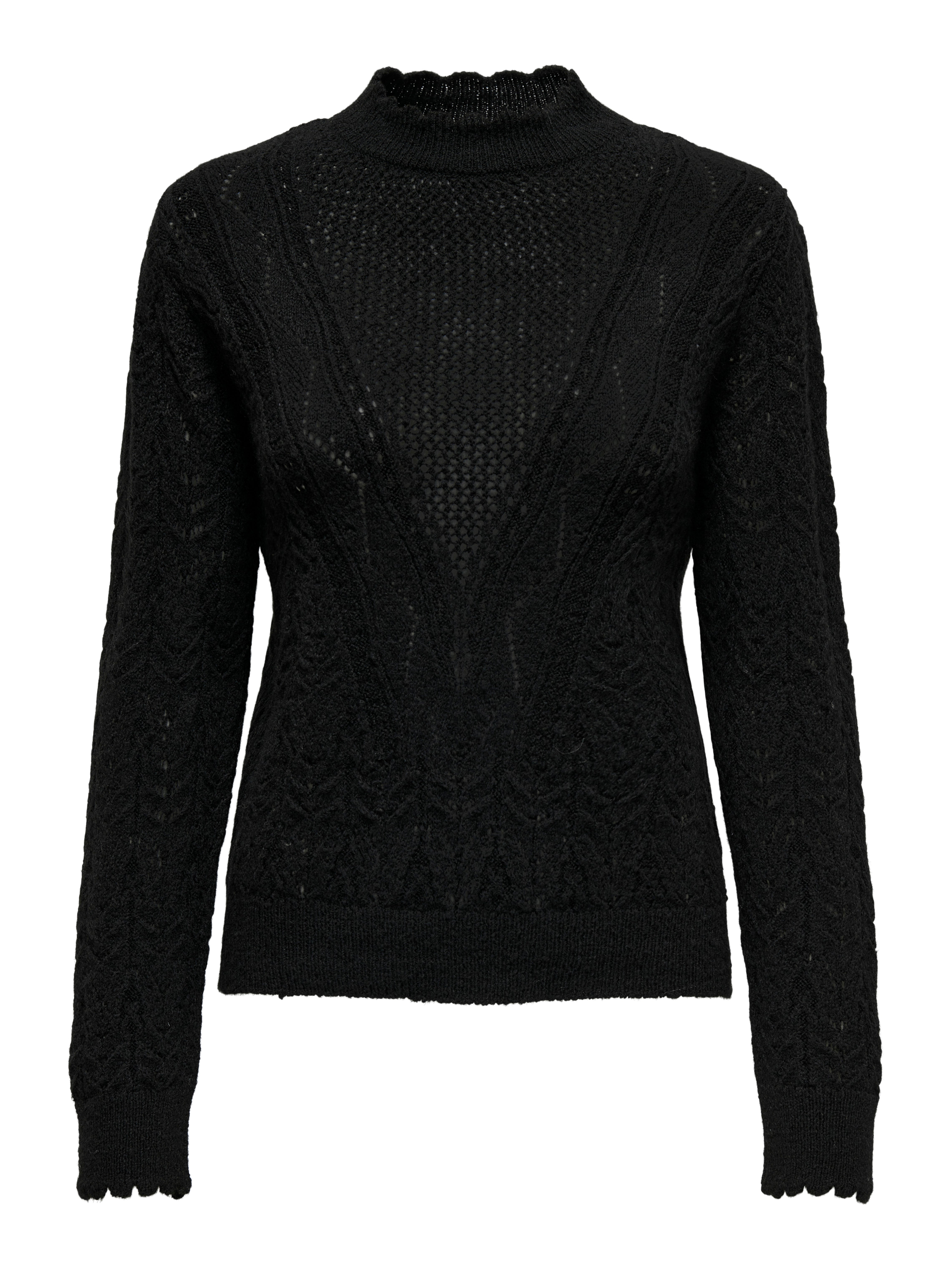 JDYLETTY Strickpullover Black