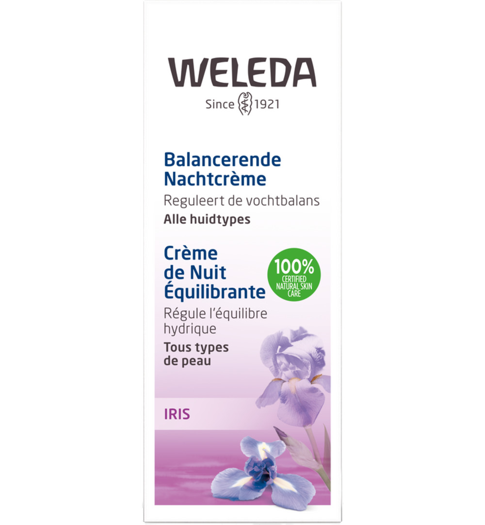 WELEDA Iris balancerende nachtcreme (30 ml)