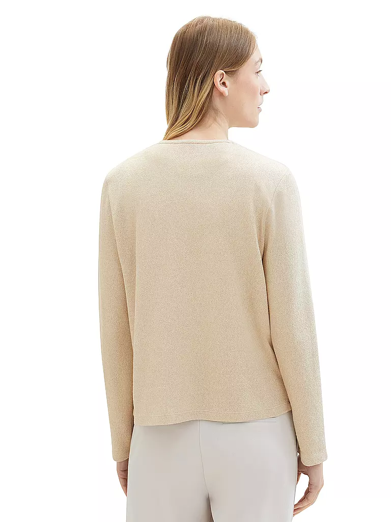 TOM TAILOR Strickjacke beige