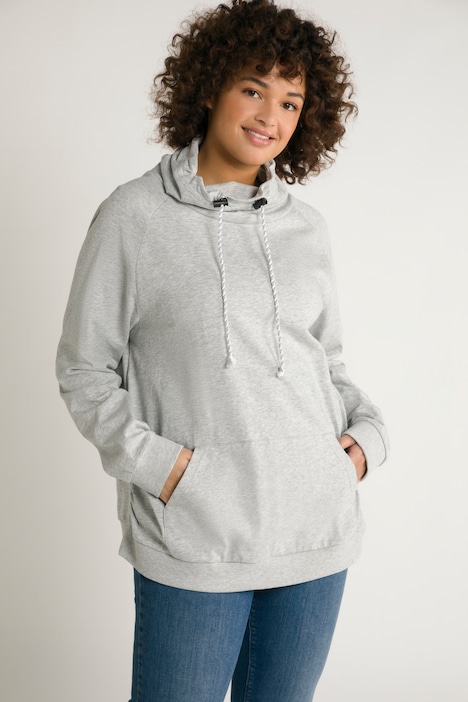 Bellieva-Sweatshirt, elastische Seitennähte, Langarm
