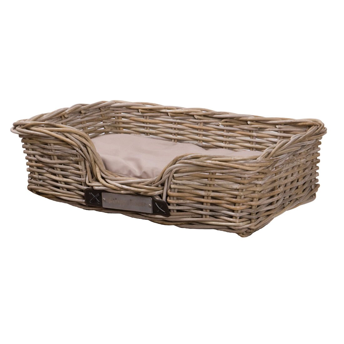 Happy-House Riet - Hondenmand - Beige/Bruin - 10x90x30 cm - S