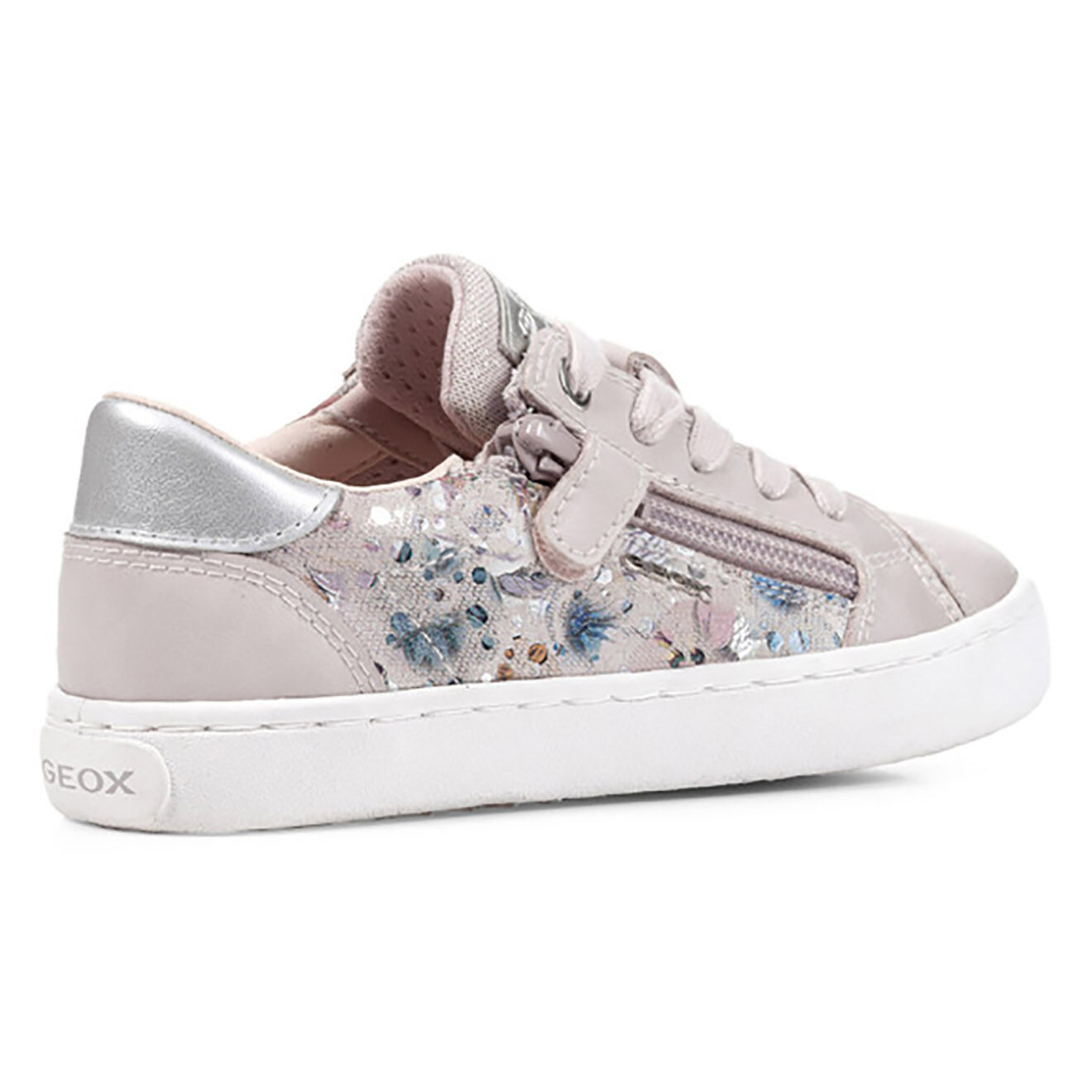 Geox Baskets en Cuir Kilwi rose pâle