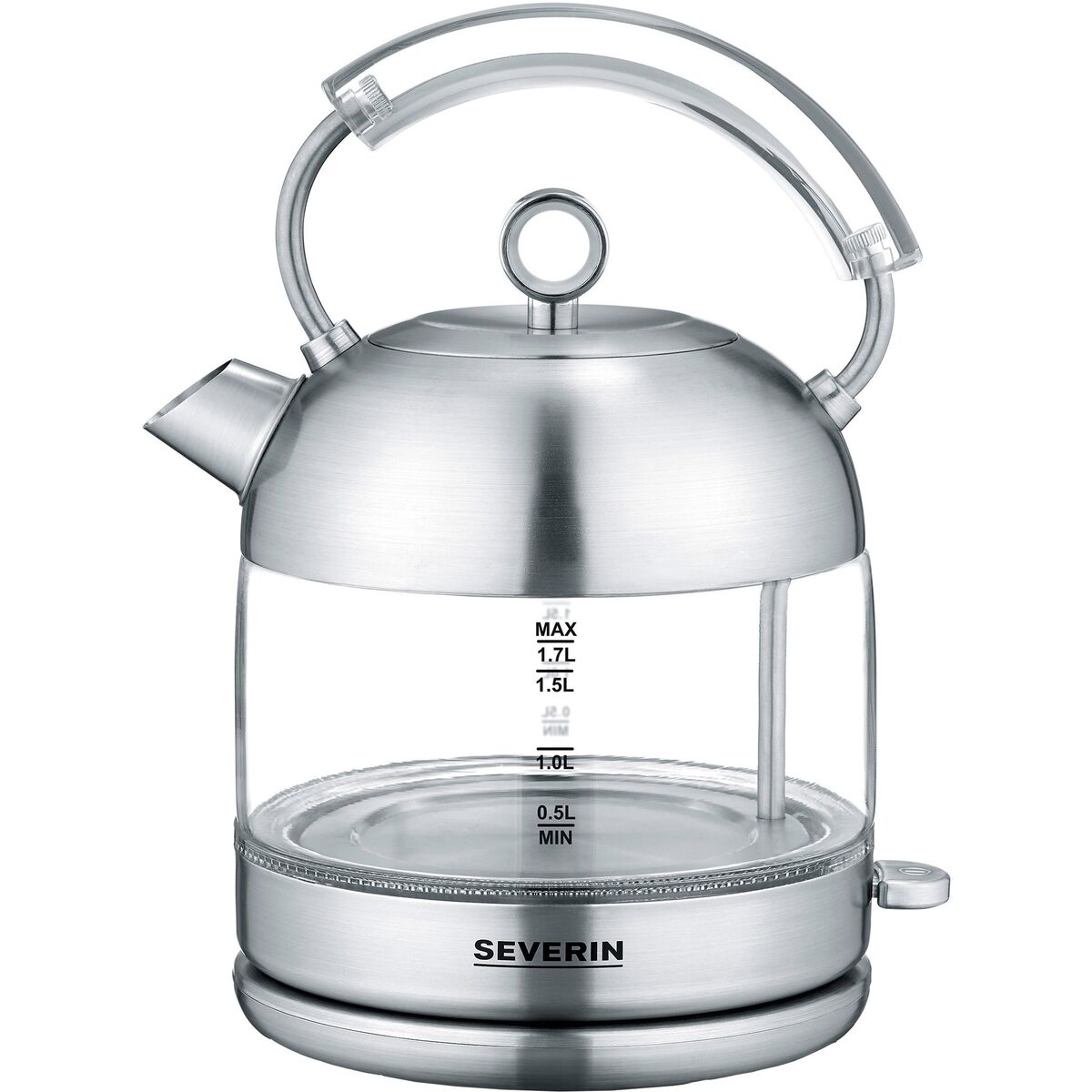 Retro vannkoker 1.7 liter, glass