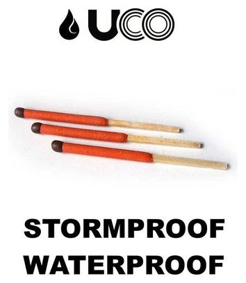 STORMPROOF GM Kit 25 allumettes de survie - Uco